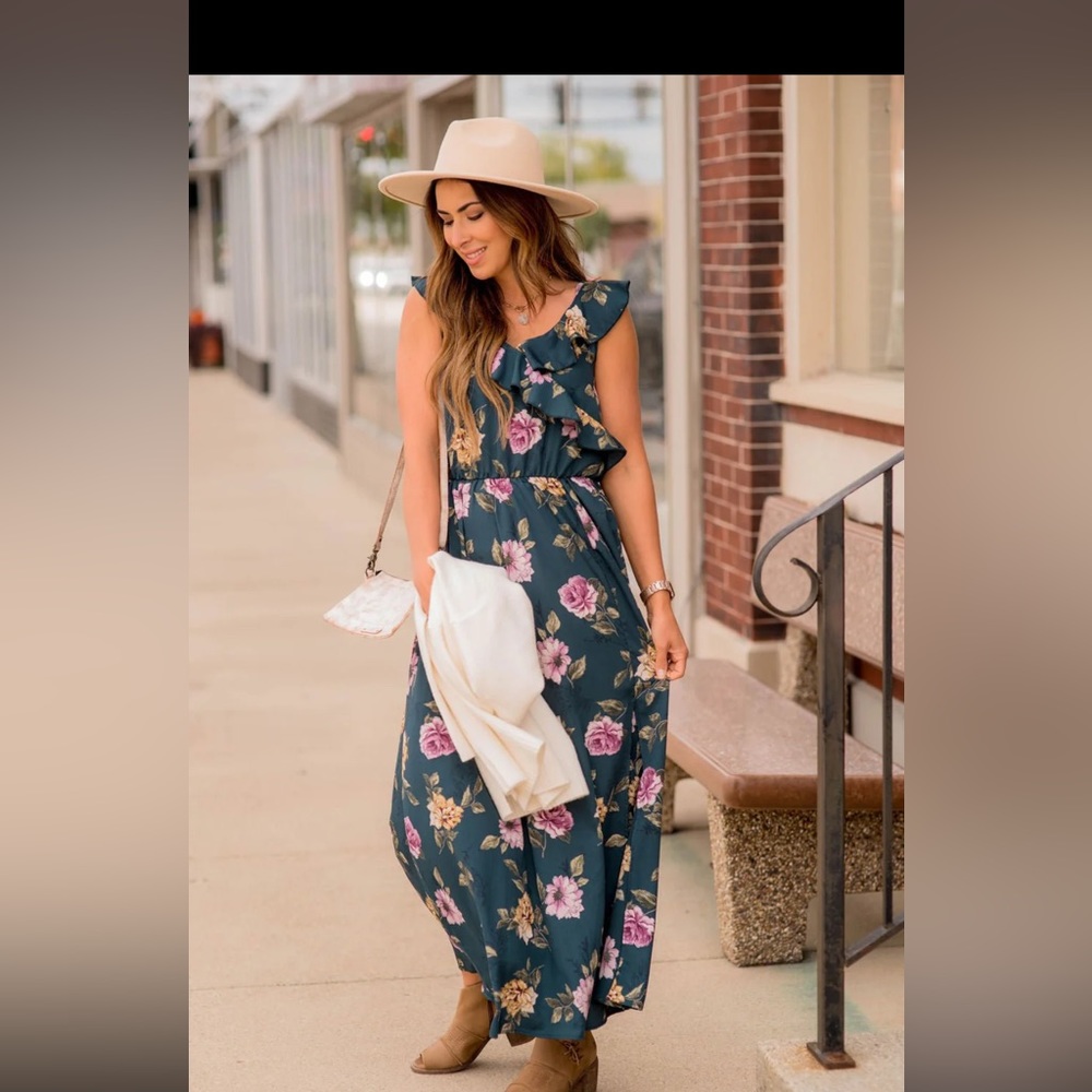 Timeless floral maxi